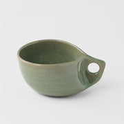 Cup 100ml Arc Green Glaze V637-C3170