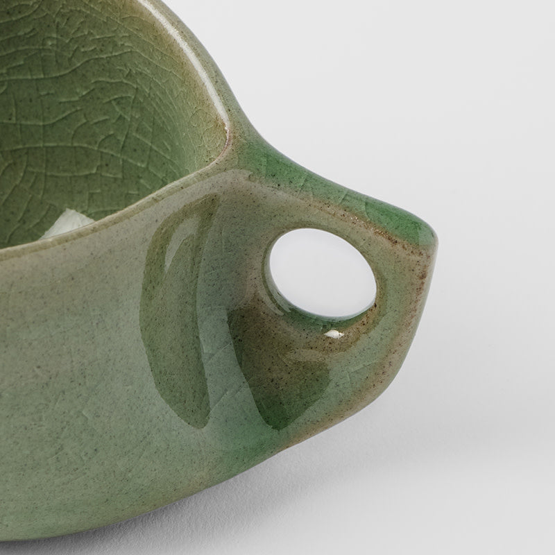 Cup 100ml Arc Green Glaze V637-C3170