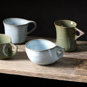 Cup 100ml Arc Green Glaze V637-C3170