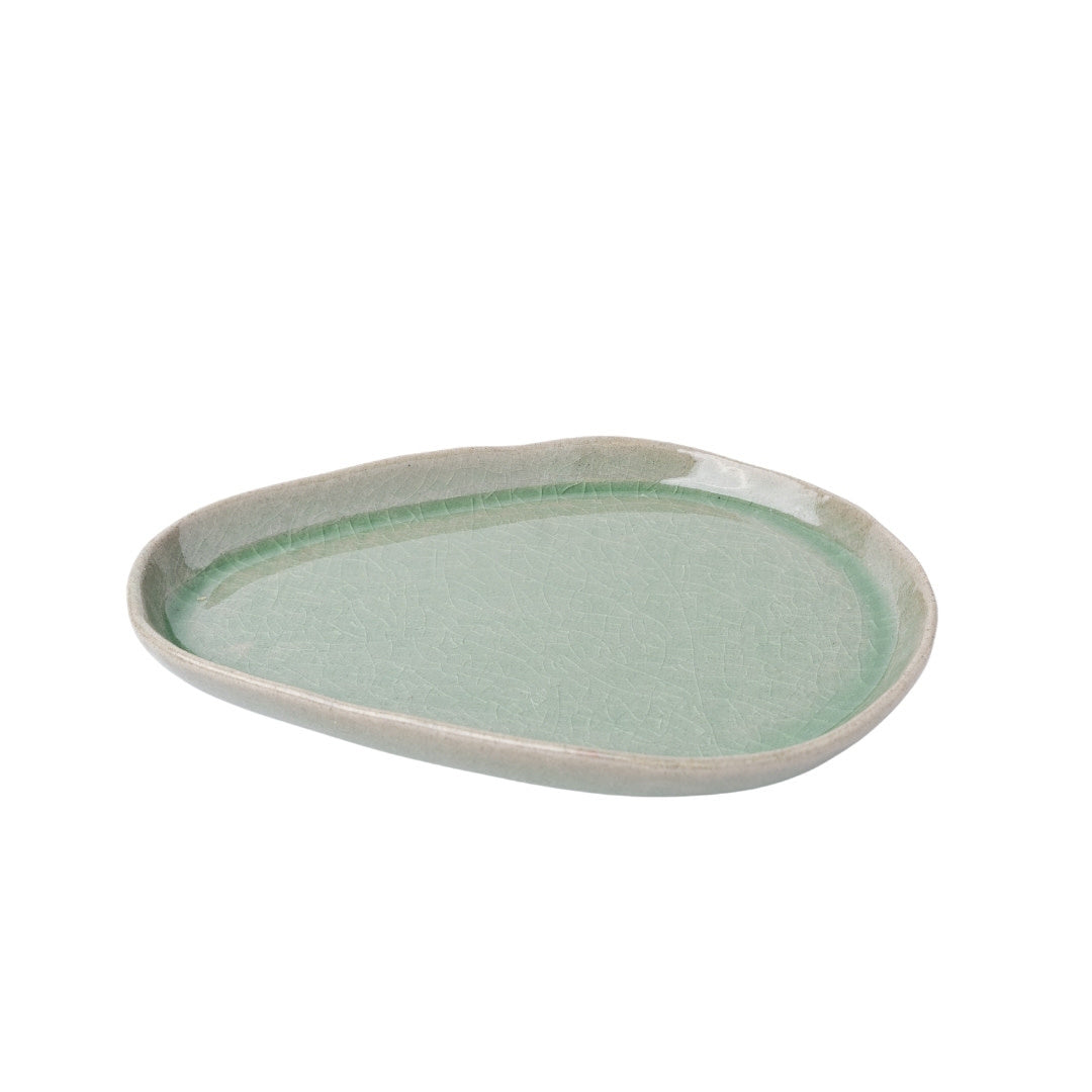 Saucer Arc Green Glaze V637-C3174