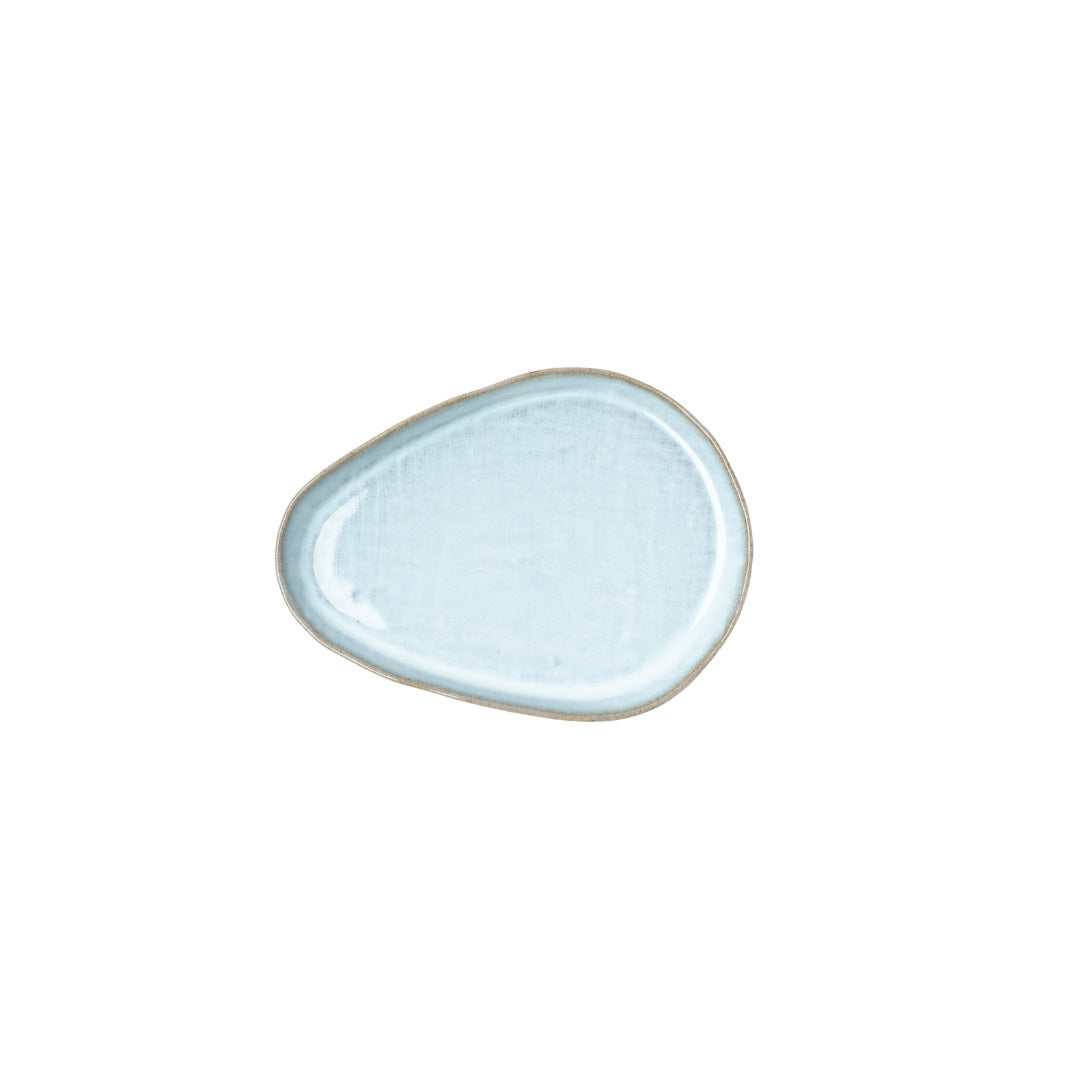 Saucer Arc Cloud Blue Glaze V637-C3176