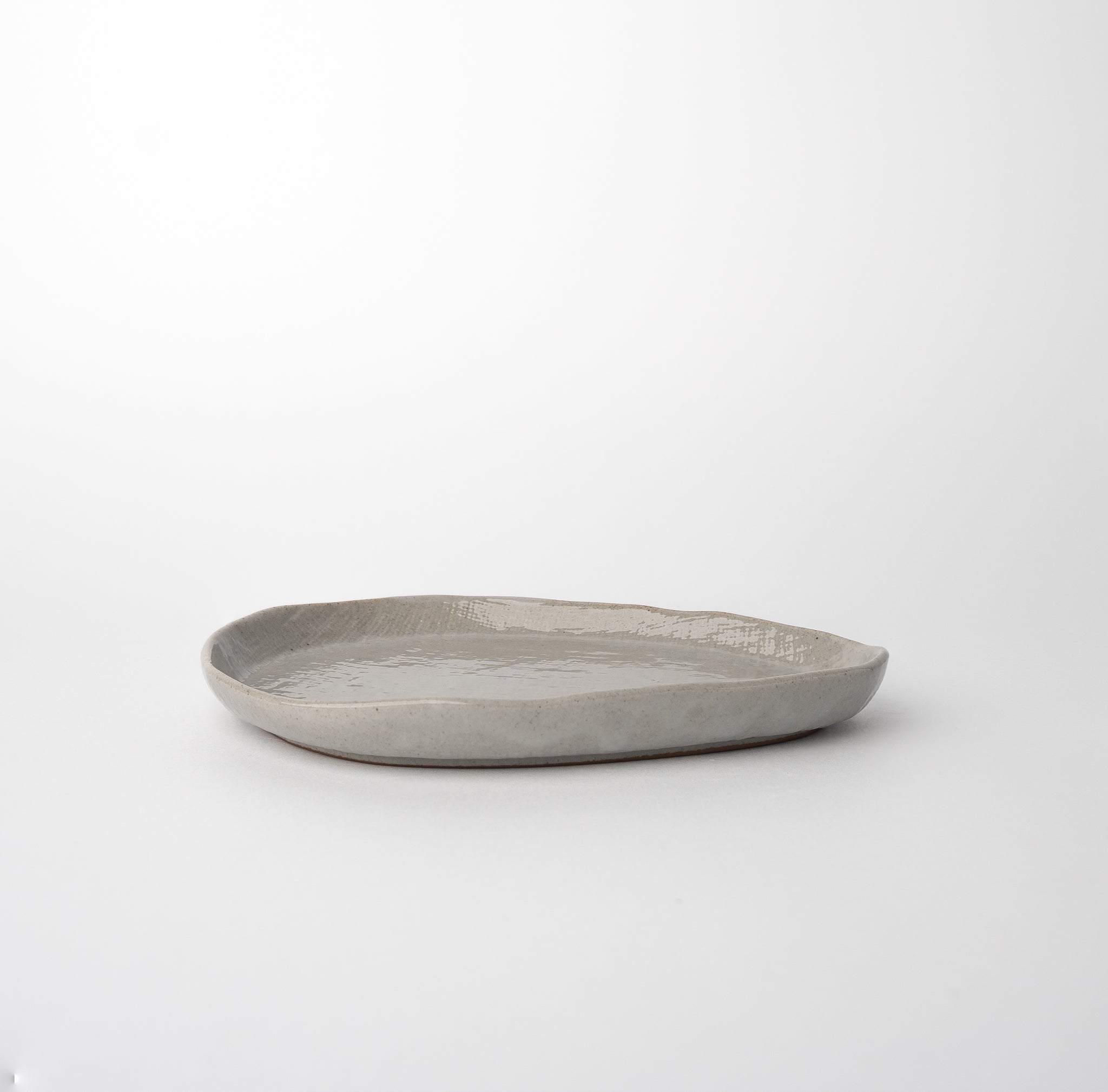 Saucer Arc Grey Glaze V637-C3177