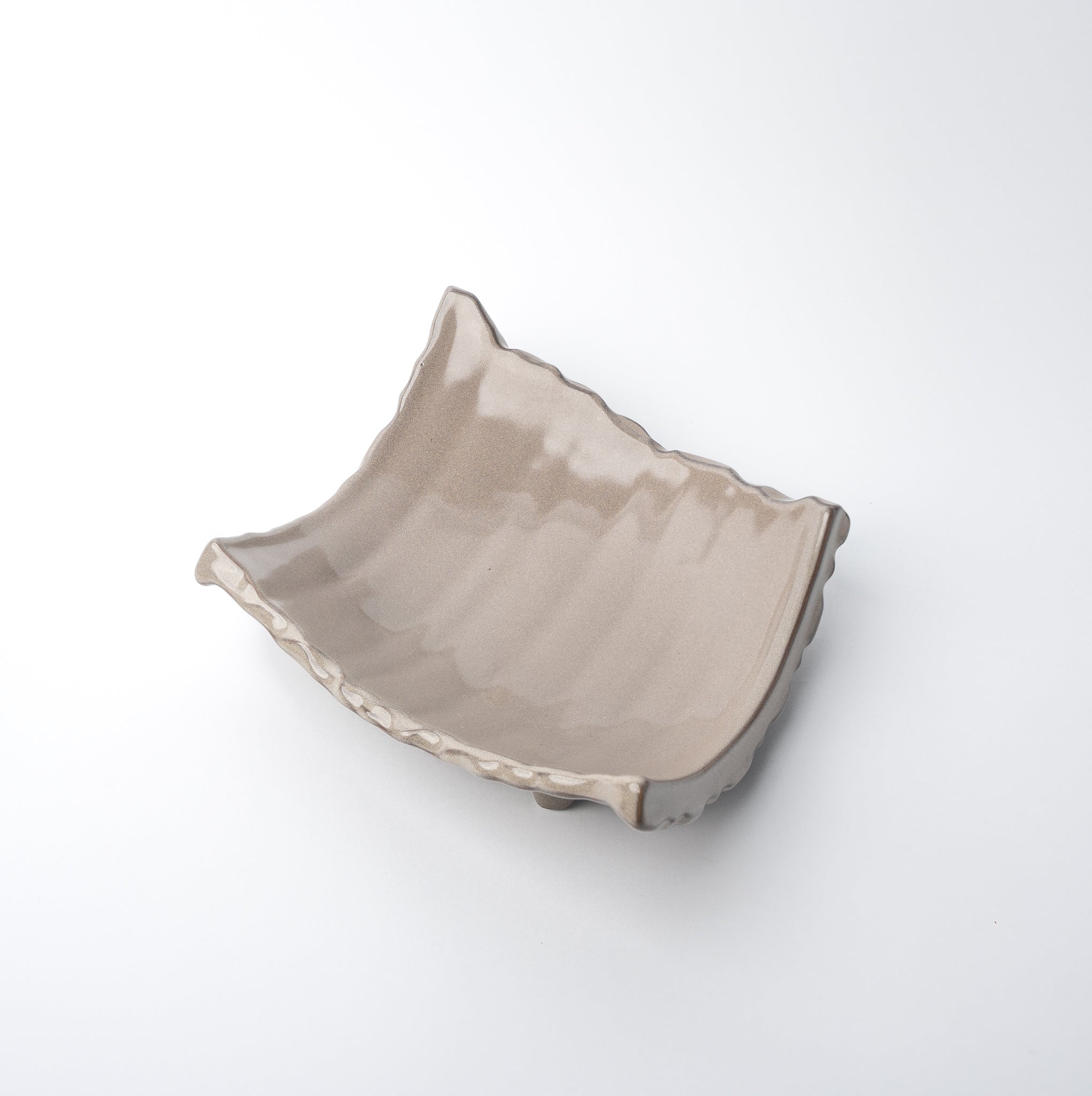 Sushi Plate Swept Side 26cm Dune Glaze V637-C3191