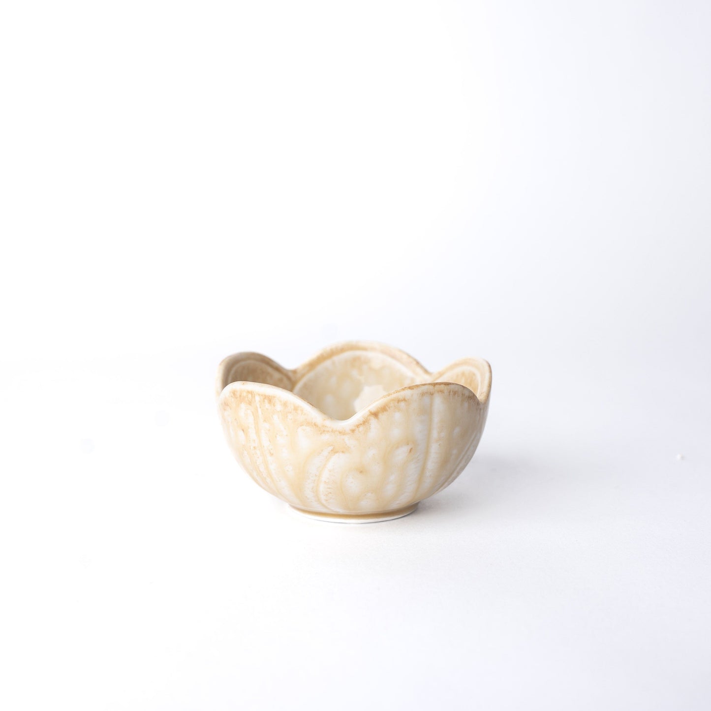 Sauce Dish Ume Shape Dune Glaze V637-C3196