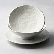 Side Plate 19.5cm White Star Glaze V637-C3255