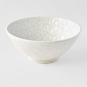 Udon Bowl 19.5cm White Star Glaze V637-C3264