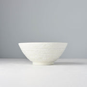Udon Bowl 19.5cm White Star Glaze V637-C3264
