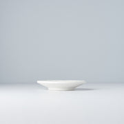 Saucer 13.5cm White Star Glaze V637-C3505