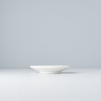 Saucer 13.5cm White Star Glaze V637-C3505
