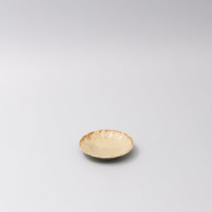Sauce Dish 8cm Scallop Sand Fade Glaze V637-C3603