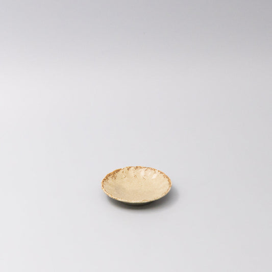 Sauce Dish 8cm Scallop Sand Fade Glaze V637-C3603
