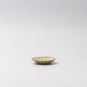 Sauce Dish 8cm Scallop Lime Fade Glaze V637-C3604