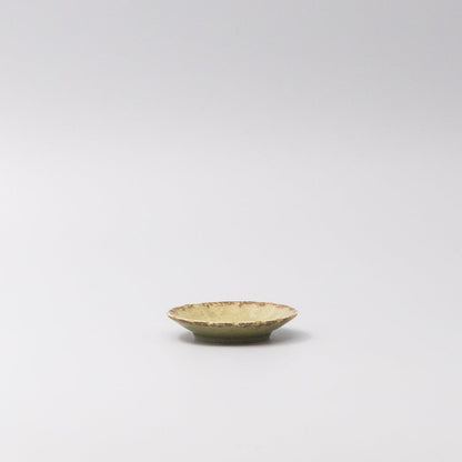 Sauce Dish 8cm Scallop Lime Fade Glaze V637-C3604