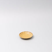 Sauce Dish 8cm Scallop Ochre Fade Glaze V637-C3605