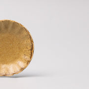Sauce Dish 8cm Scallop Ochre Fade Glaze V637-C3605