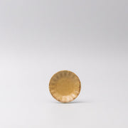 Sauce Dish 8cm Scallop Ochre Fade Glaze V637-C3605