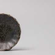 Sauce Dish 8cm Scallop Indigo Fade Glaze V637-C3606