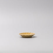 Sauce Dish 8cm Scallop Saffron Gloss Glaze V637-C3607