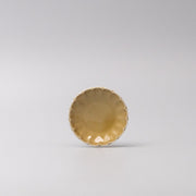 Sauce Dish 8cm Scallop Saffron Gloss Glaze V637-C3607