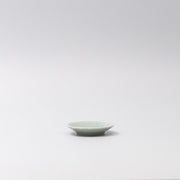 Sauce Dish 8cm Scallop Celadon Gloss Glaze V637-C3608