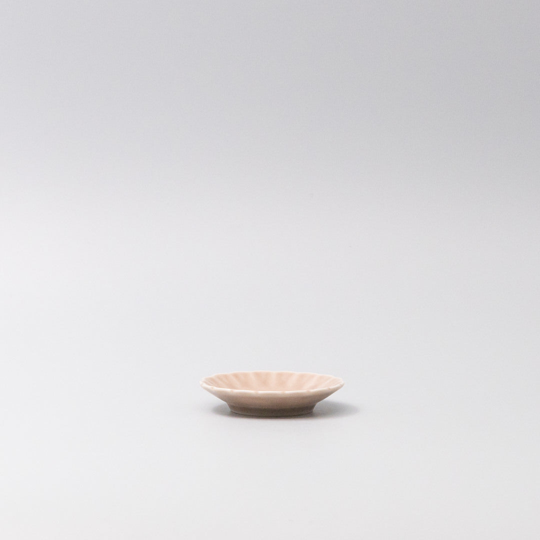 Sauce Dish 8cm Scallop Blush Gloss Glaze V637-C3609