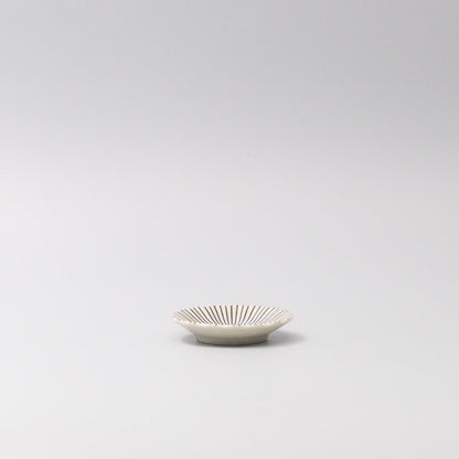 Sauce Dish 8cm Radiant Line Indigo Stripe Glaze V637-C3613