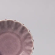 Sauce Dish 8cm Scallop Lilac Gloss Glaze V637-C3614