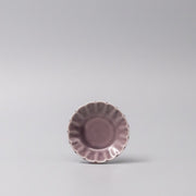 Sauce Dish 8cm Scallop Lilac Gloss Glaze V637-C3614
