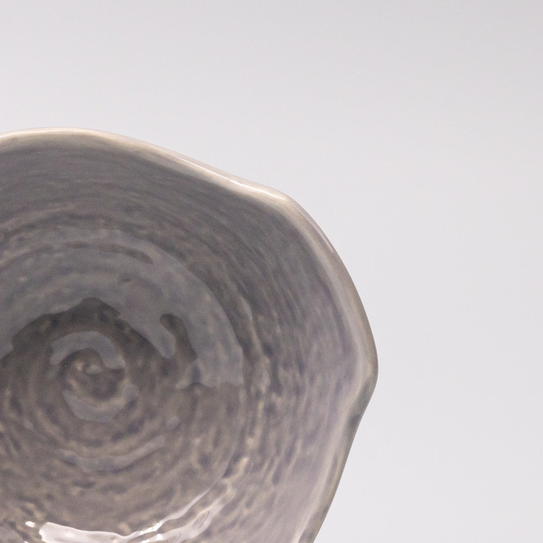 Bowl with Handle 13cm Amethyst Glaze V637-C3631