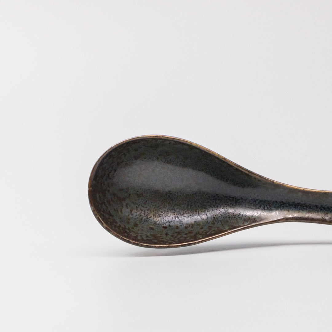 Spoon 16cm Dark Blue Glaze V637-C3636