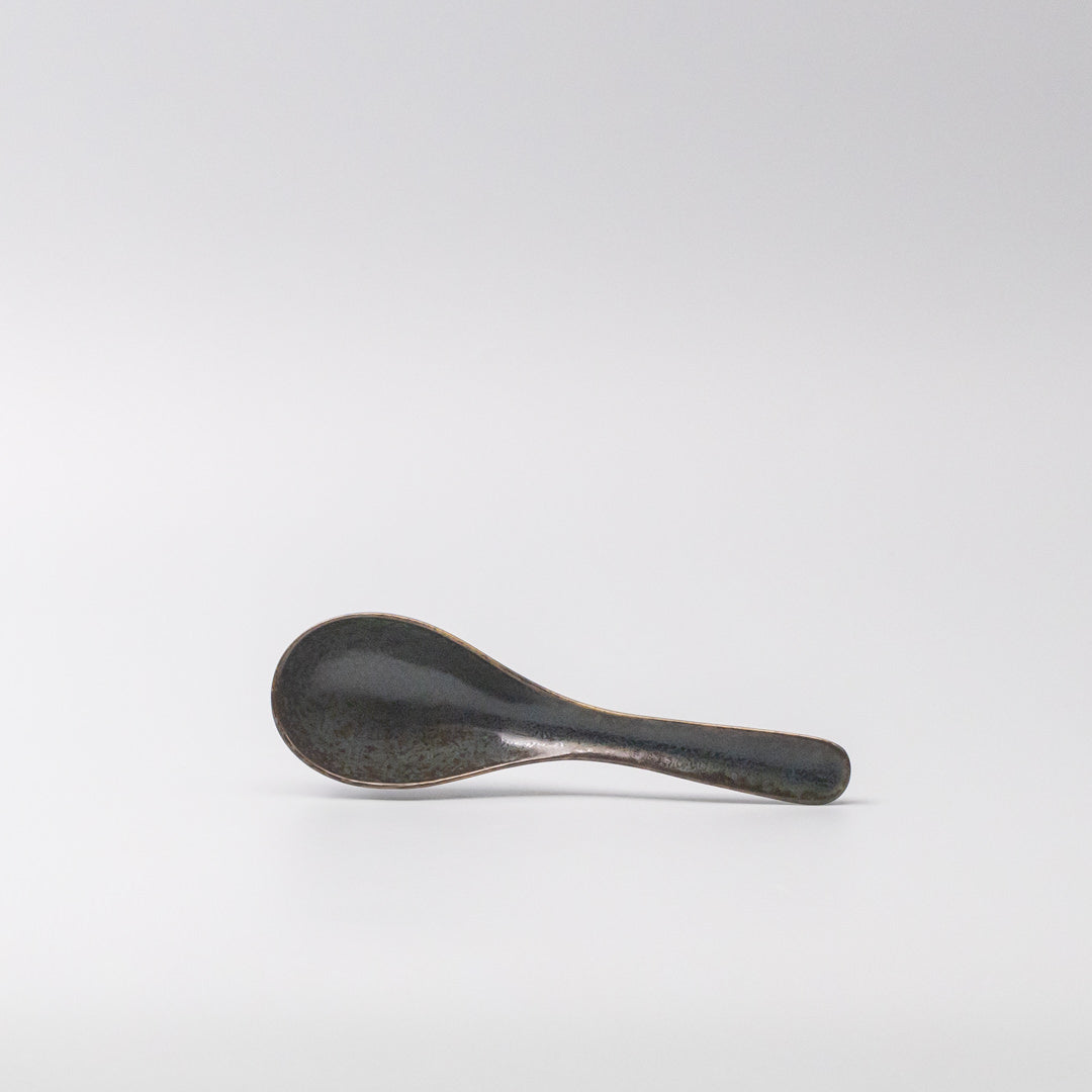 Spoon 16cm Dark Blue Glaze V637-C3636