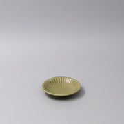 Sauce Dish 9.5cm Sunburst Green Glaze V637-C3641