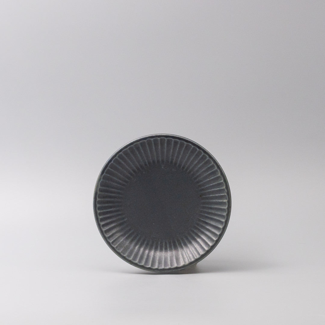Plate 15.5cm Sunburst Dark Navy Glaze V637-C3642