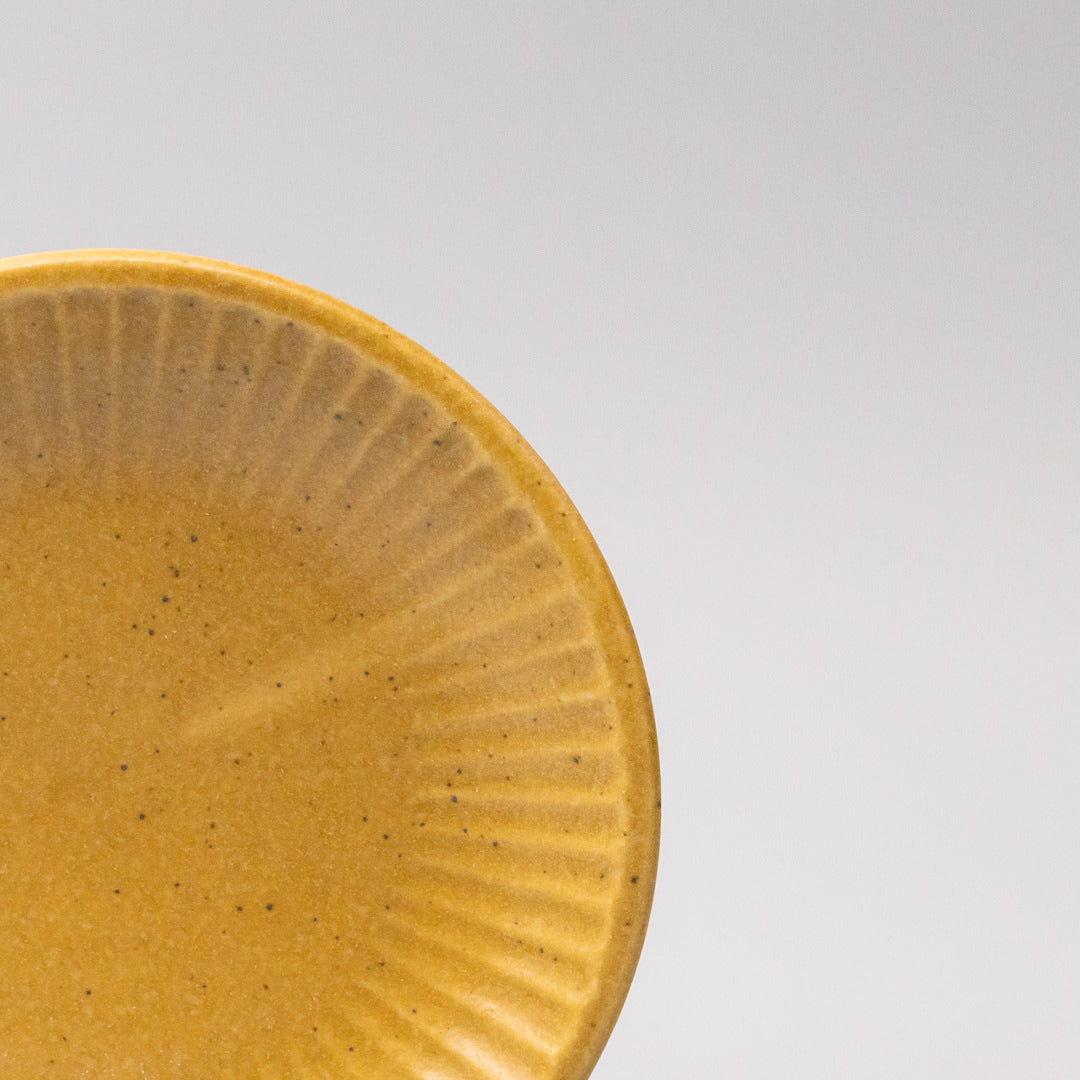 Plate 15.5cm Sunburst Turmeric Glaze V637-C3644