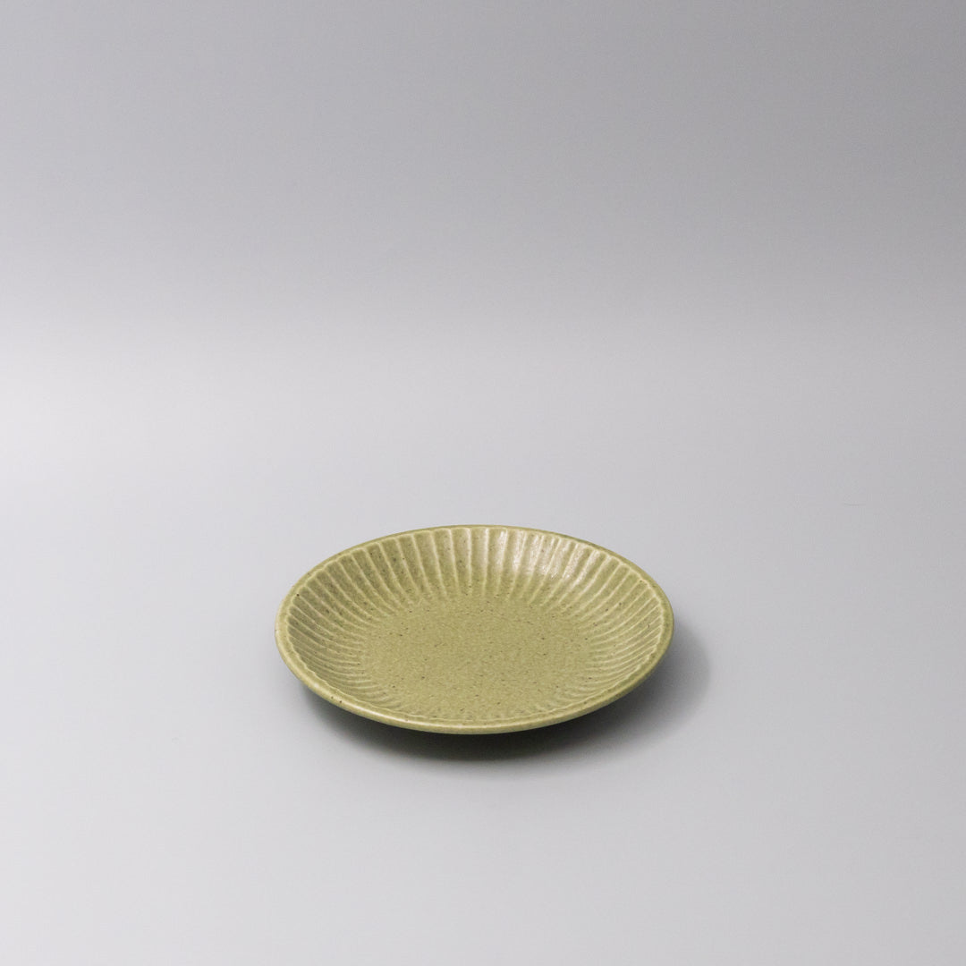 Tapas Plate 15.5cm Apple Green Glaze V637-C3645