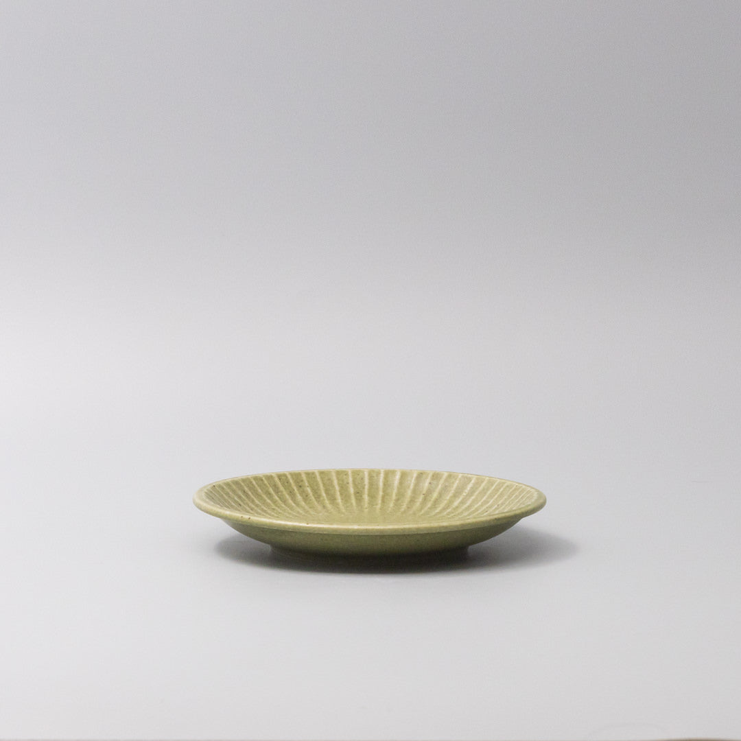 Tapas Plate 15.5cm Apple Green Glaze V637-C3645