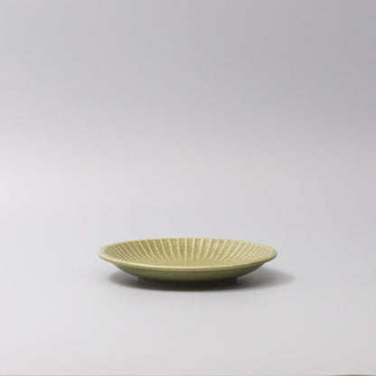 Tapas Plate 15.5cm Apple Green Glaze V637-C3645
