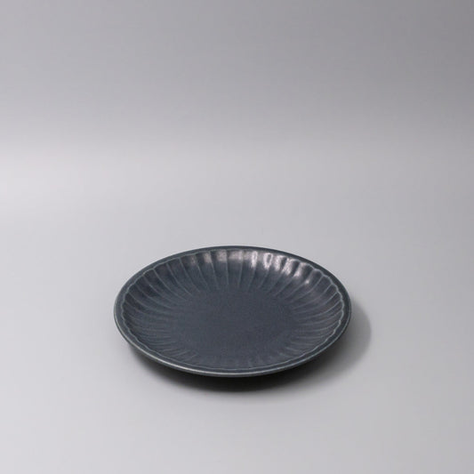 Plate 21.4cm Sunburst Navy Glaze V637-C3646