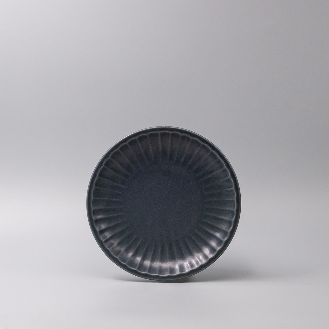 Plate 21.4cm Sunburst Navy Glaze V637-C3646