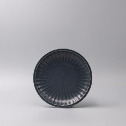 Plate 21.4cm Sunburst Navy Glaze V637-C3646