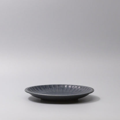 Plate 21.4cm Sunburst Navy Glaze V637-C3646