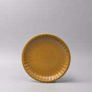 Plate 21.5cm Sunburst Turmeric Glaze V637-C3648
