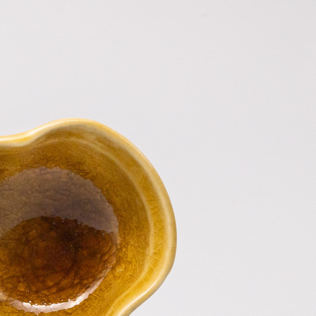 Sauce Bowl 40ml Amane Amber Glaze V637-C3650