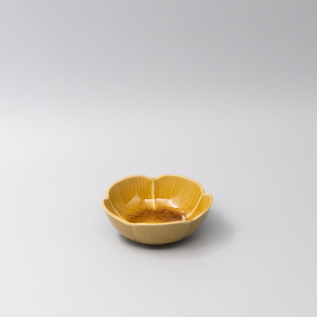 Sauce Dish 12.5cm Amane Amber Glaze V637-C3653