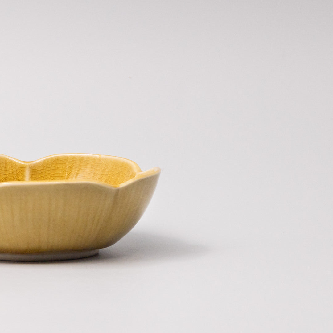 Sauce Dish 12.5cm Amane Amber Glaze V637-C3653