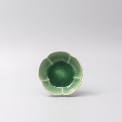 Sauce Dish 12.5cm Amane Emerald Glaze V637-C3654