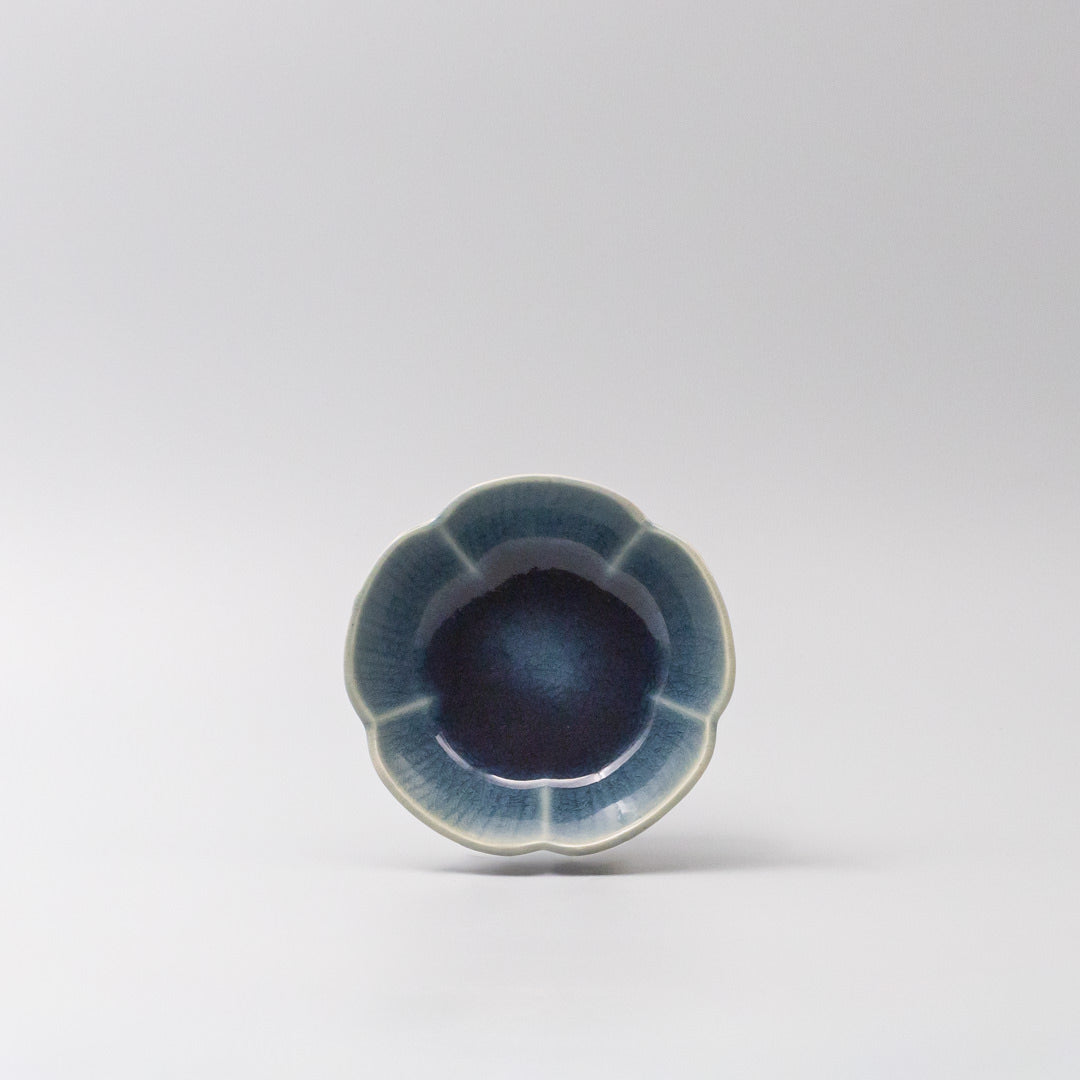 Sauce Dish 12.5cm Amane Sapphire Glaze V637-C3655