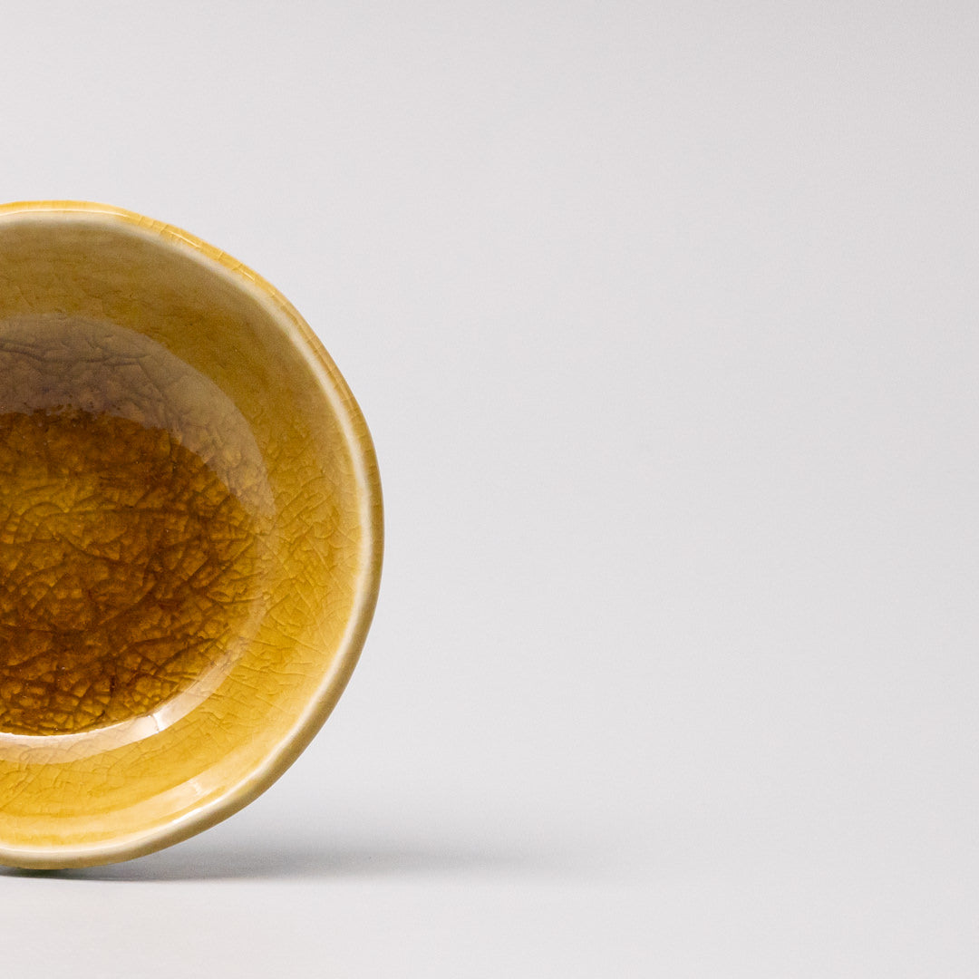 Sauce Dish 9cm Amane Amber Glaze V637-C3656