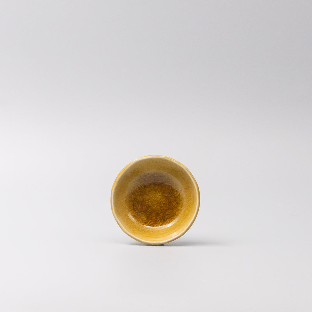 Sauce Dish 9cm Amane Amber Glaze V637-C3656