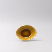 Bowl Oval 13cm Amane Amber Glaze V637-C3662